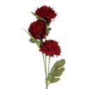 Decorative Artificial Branch with flowers Red Green 10x8x64 cm
