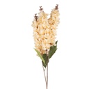 Decorative Artificial Branch with flowers Beige Green 8x6x85 cm