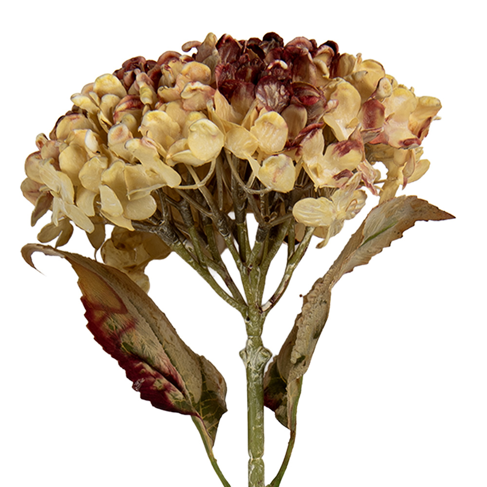 Decoratie tak met bloemen 15x15x47 cm