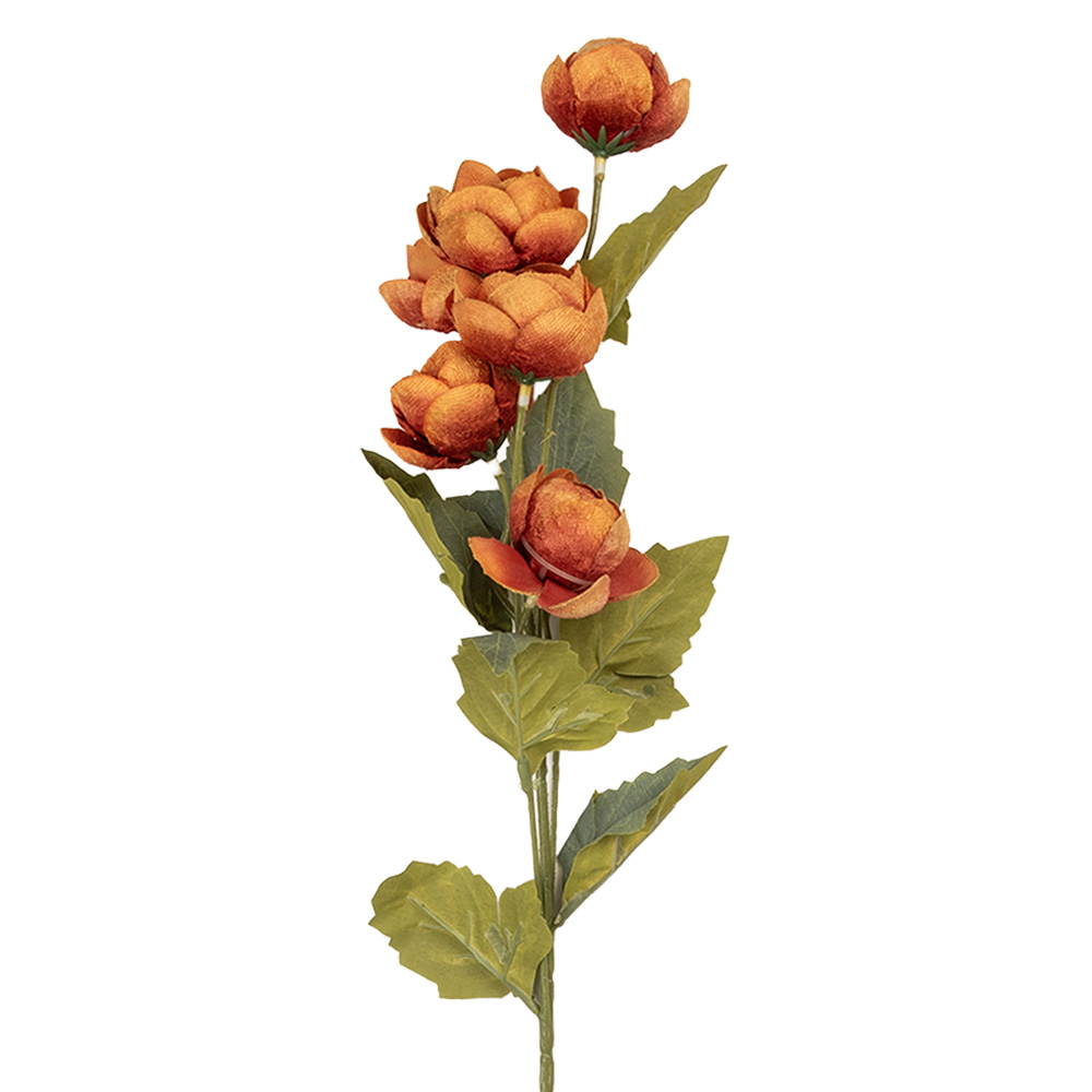 [6PL0409O] Decoratie tak met bloemen 10x10x63 cm