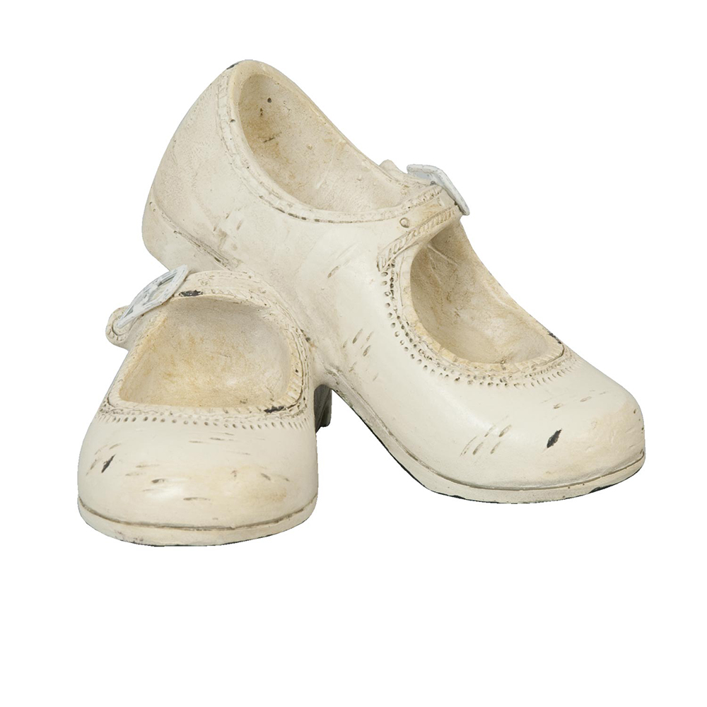 [6PR0286] Image de décoration Chaussure Beige 12x10x8 cm