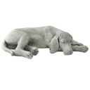 Statua Decorativa Cane Grigio 58x35x15 cm