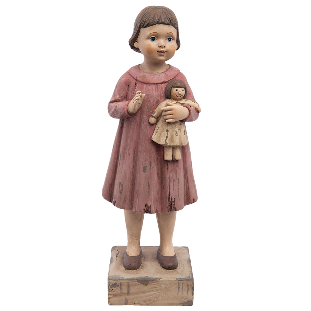 [6PR1164] Decoratie meisje 10x8x28 cm