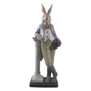 Decoratie Rabbit met hoed 17x9x46 cm