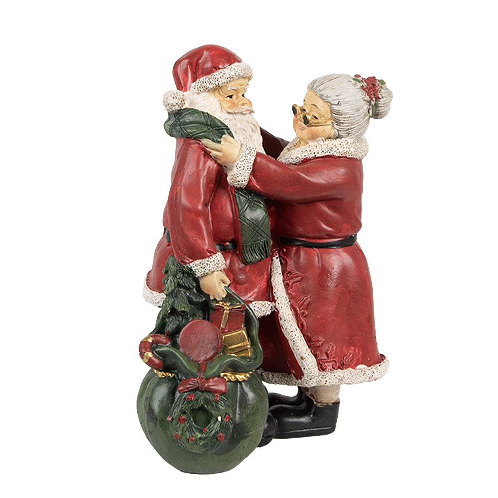 [6PR2780GG] Decoratie Kerst 10x10x16 cm