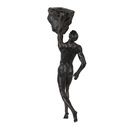 Decoration Statue Man Brown 9x9x32 cm