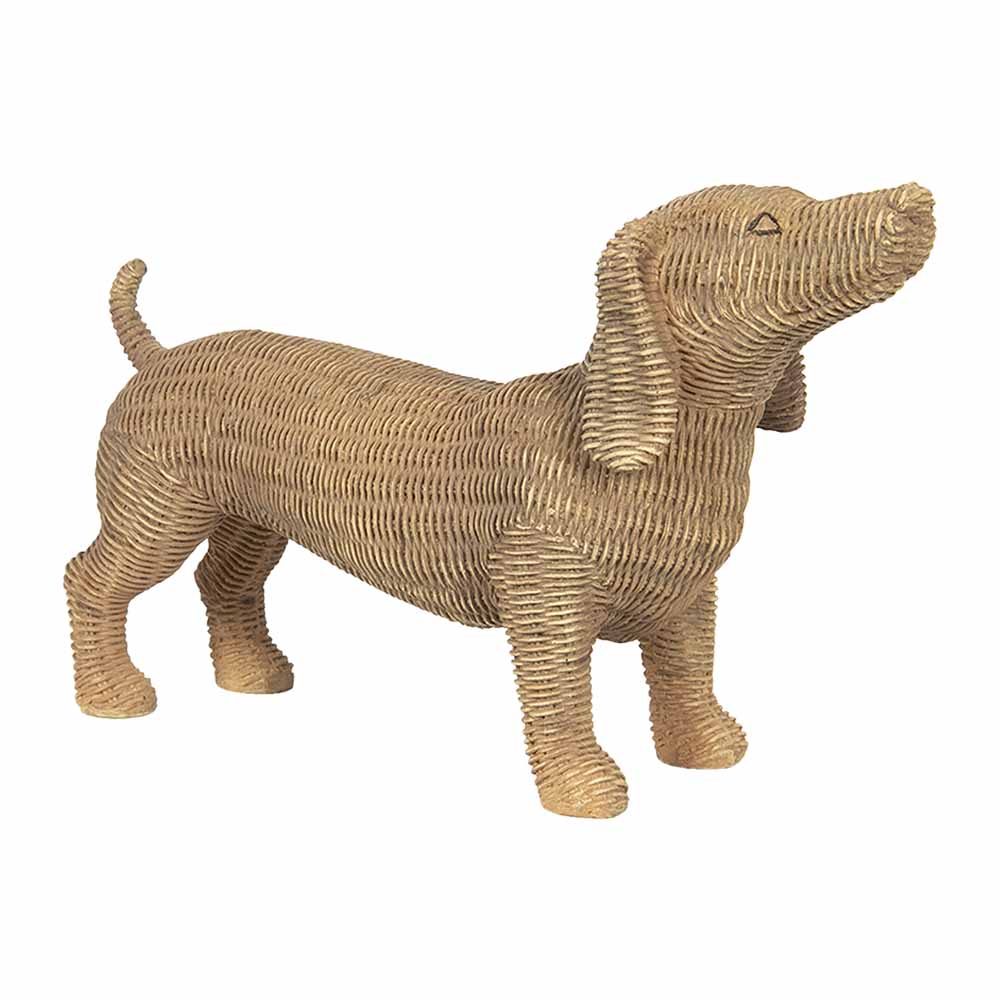 [6PR2924] Decoratie hond 39x14x24 cm