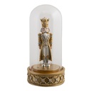 Stolp met Nutcracker LED Ø 12x24 cm