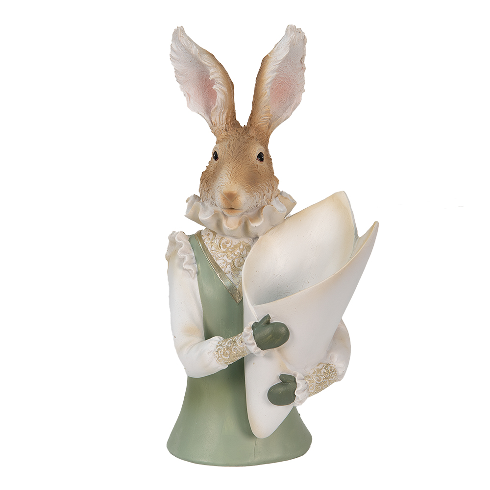 [6PR3594] Decoratie konijn 16x13x30 cm