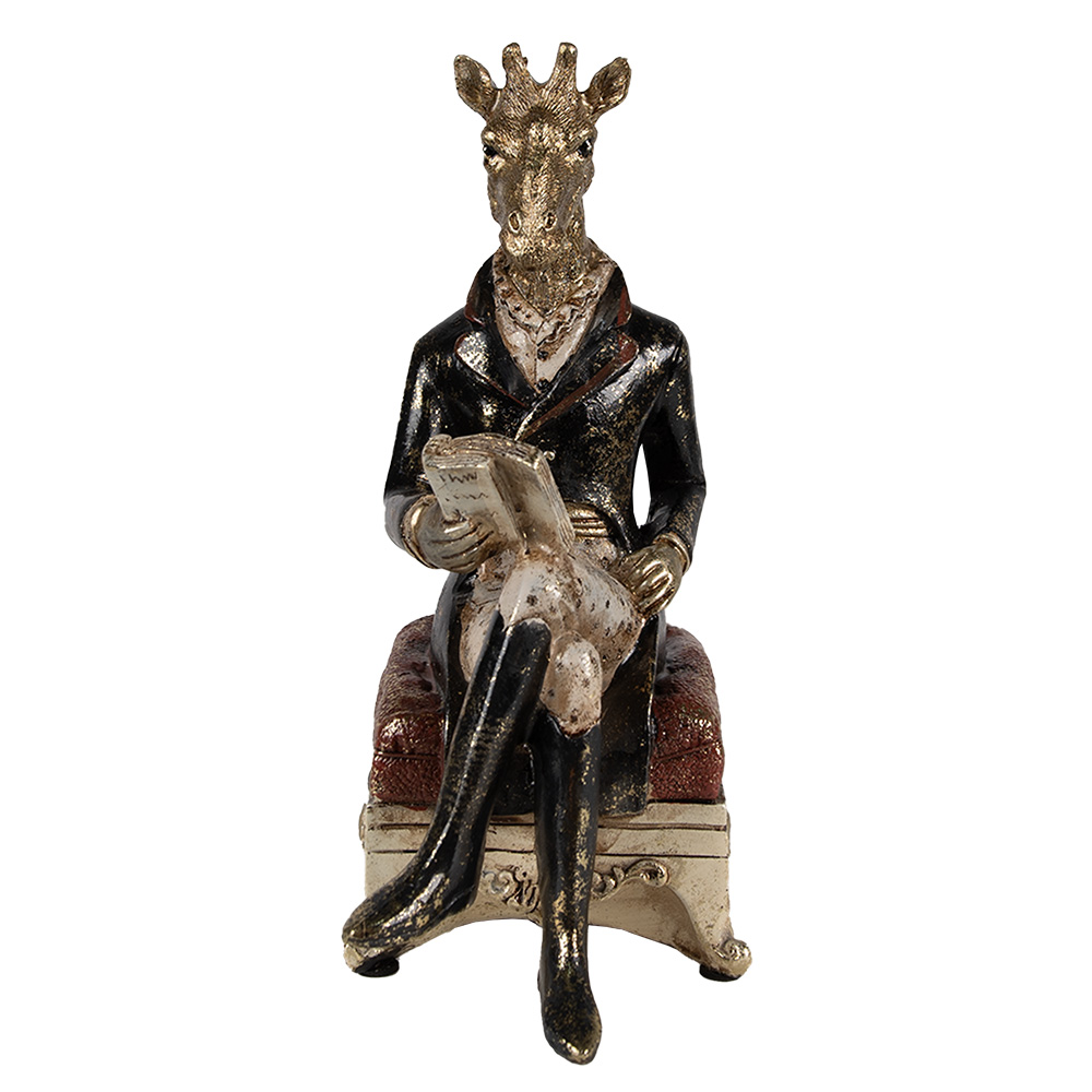 [6PR3874] Decoratie giraf 10x15x22 cm