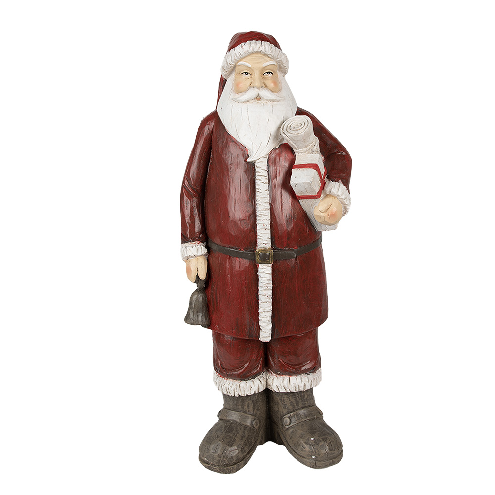 Decoratie kerstman 18x14x46 cm