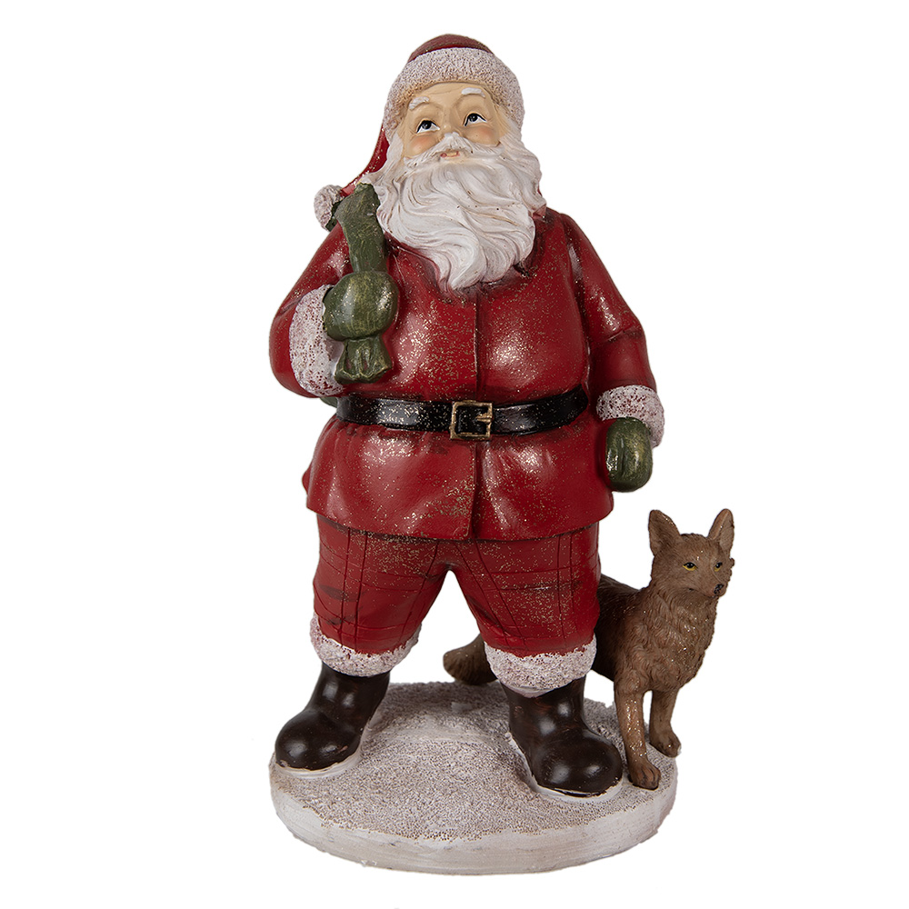 Decoratie kerstman 16x14x26 cm