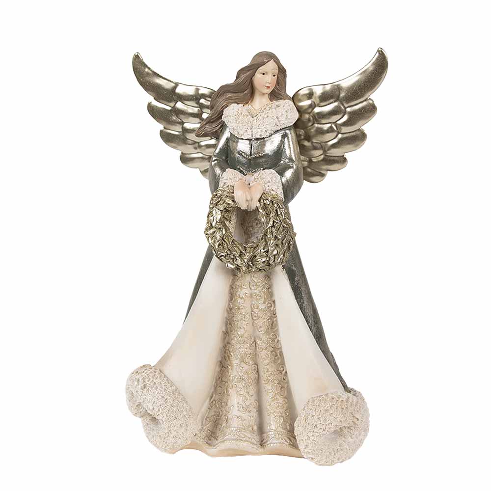 [6PR3958GG] Decoratie engel 15x10x24 cm
