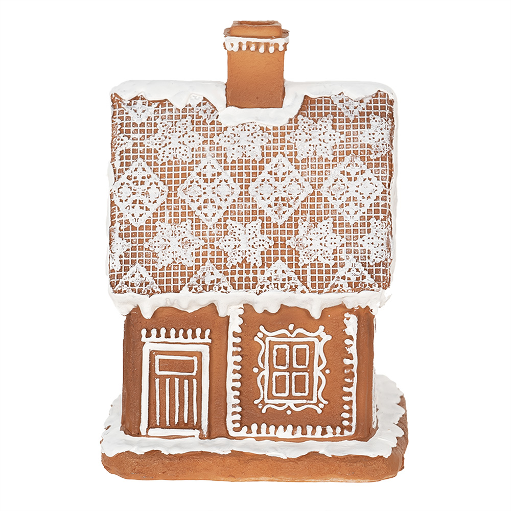 [6PR3974] Decorazione casa con LED Marrone 13x13x18 cm/ 3xAAA