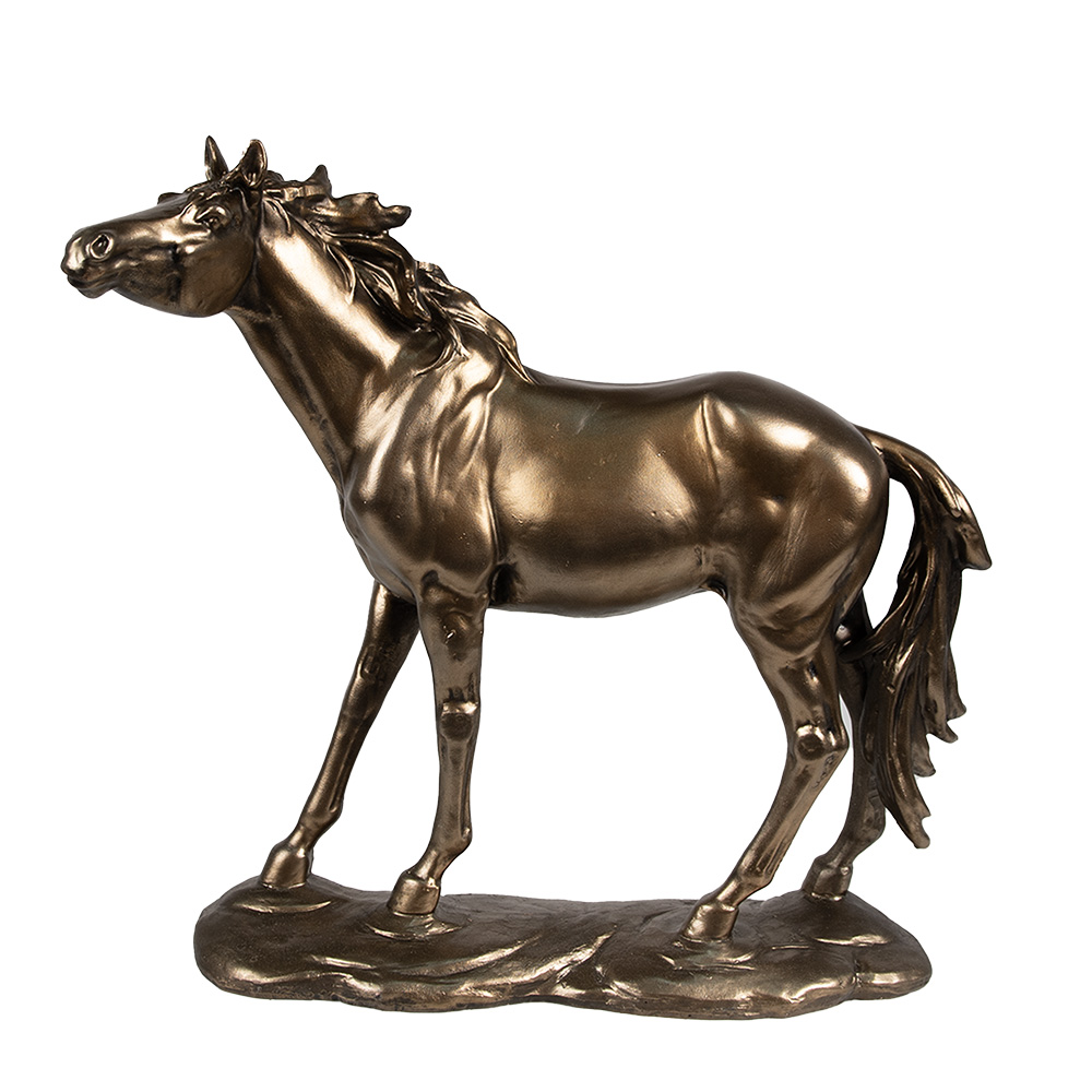 [6PR4080] Decoratie paard 34x10x32 cm