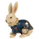 Decoration rabbit Beige Blue 27x17x29 cm