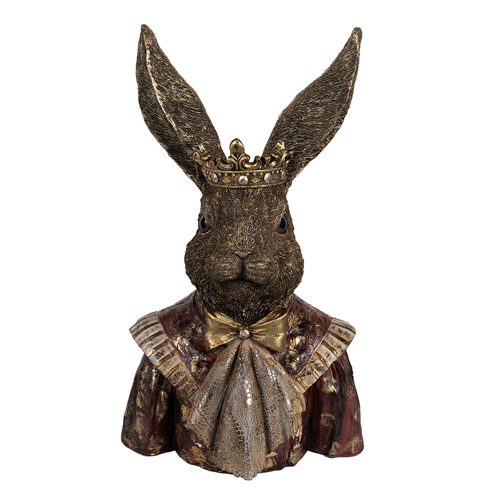 [6PR4139] Decoratie konijn 23x18x40 cm