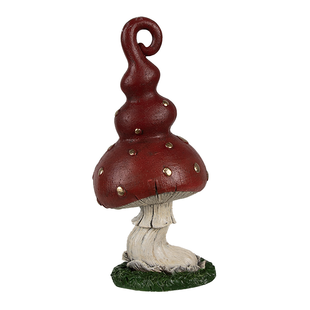 [6PR4159] Décoration Champignon Rouge 8x6x17 cm