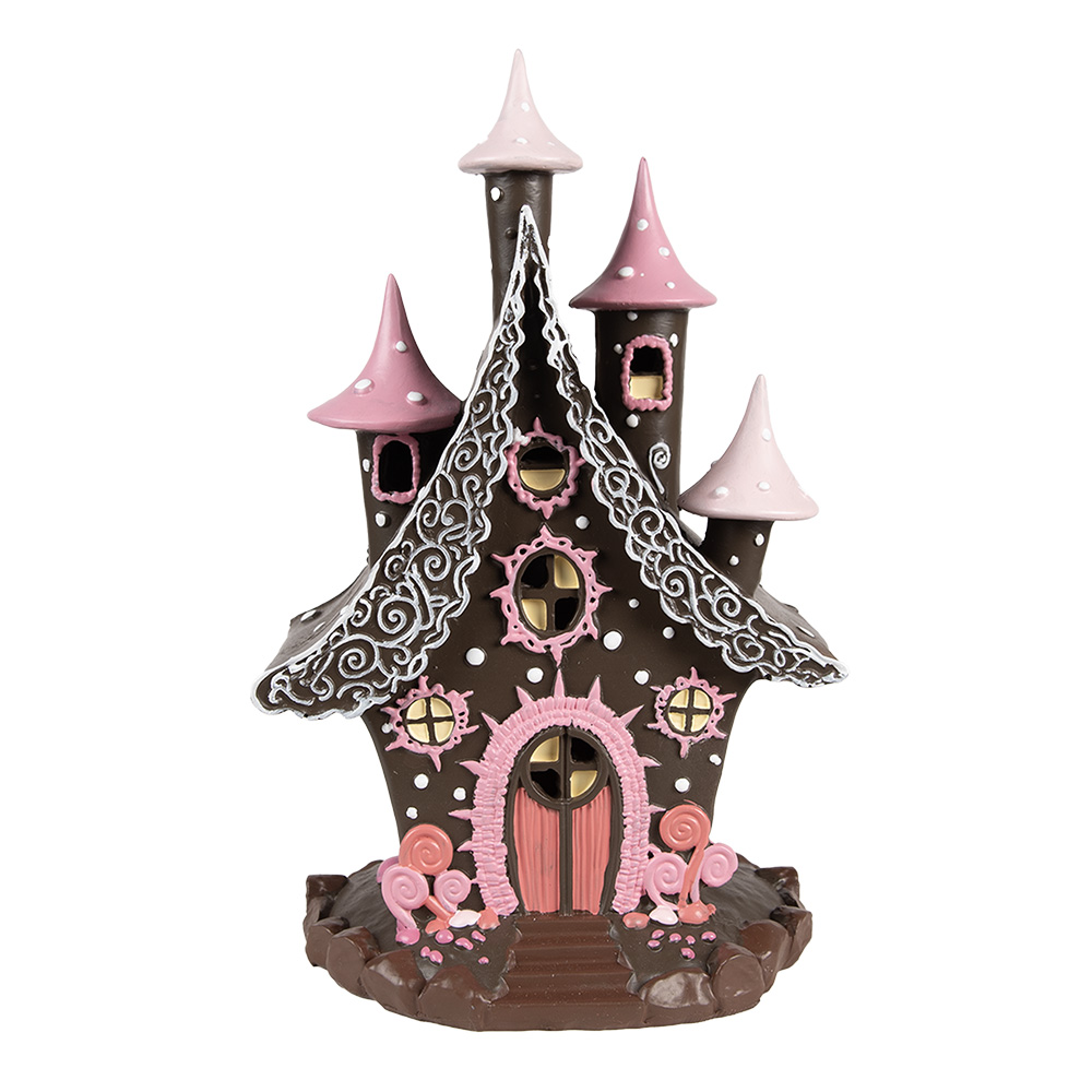 [6PR4240] Decoratie huis met LED 16x13x26 cm / 3xAA