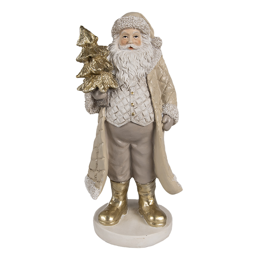 Decoratie kerstman 10x8x21 cm