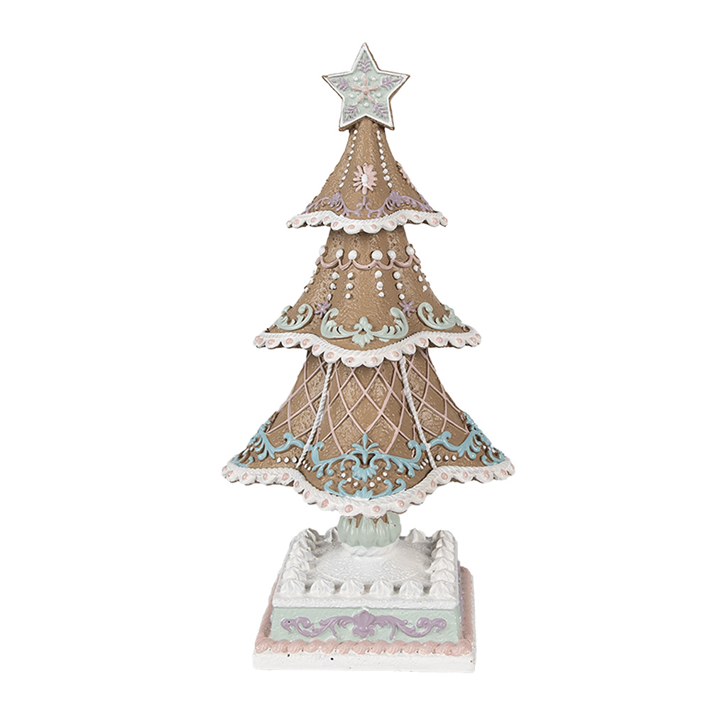 Decoratie kerstboom 12x12x25 cm