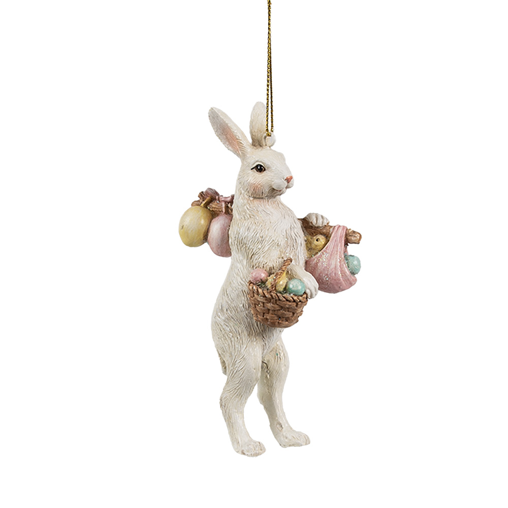 [6PR4405] Decoratie hanger konijn 7x4x13 cm