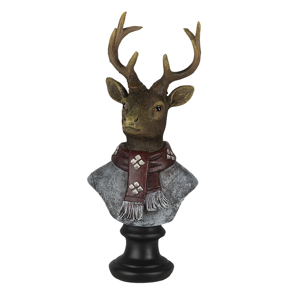[6PR4611] Decoratie hert 10x9x23 cm