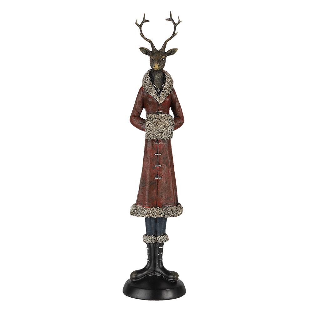 [6PR4618] Decoratie hert 8x8x35 cm