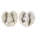 Statua Decorativa Angeli beige (2) 10x6x10 cm