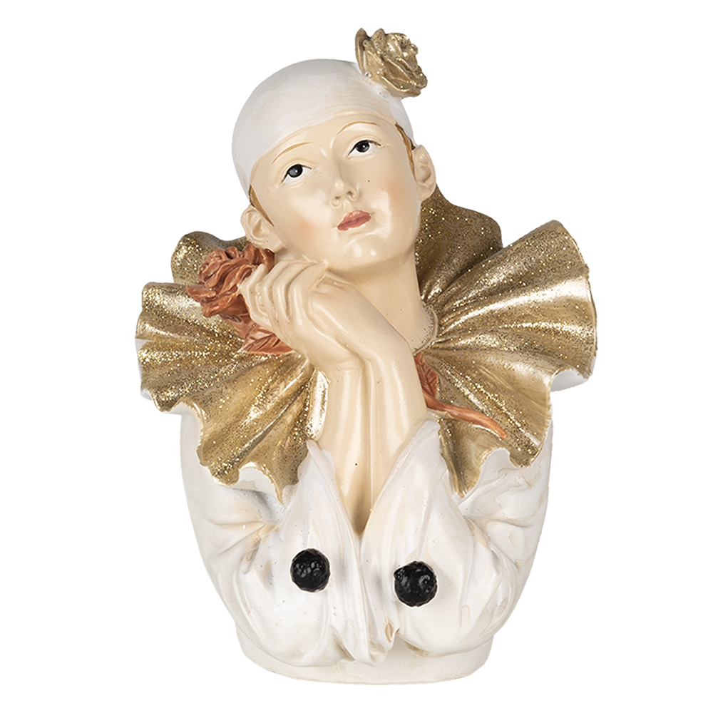 [6PR4733] Decoratie clown 11x11x15 cm
