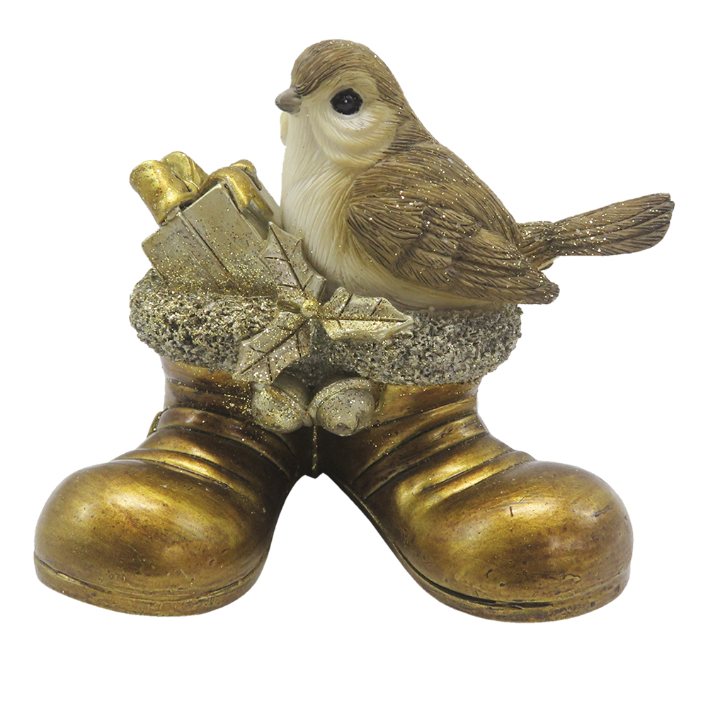 [6PR4865] Decoration vogel 10x7x9 cm