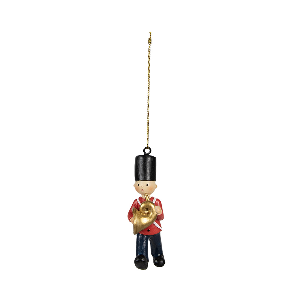 [6PR4920] Decoratie hanger soldaatje 4x2x8 cm