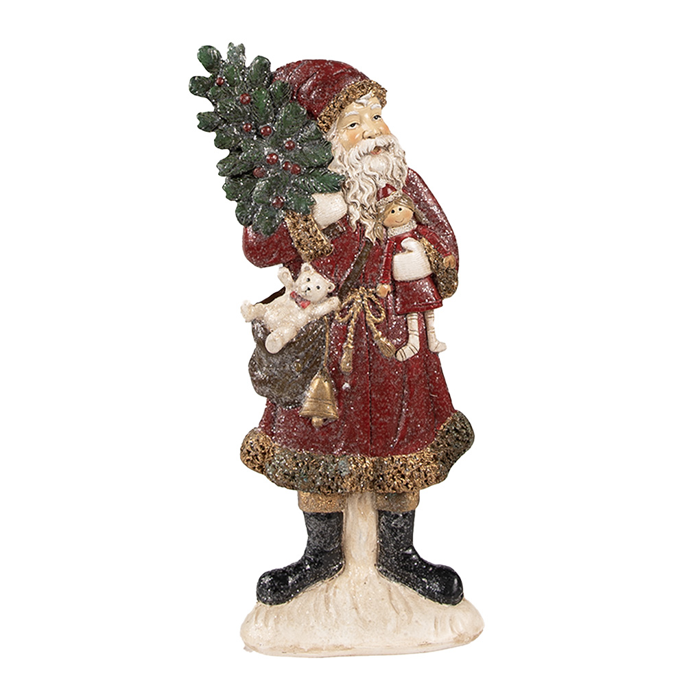 [6PR4925] Decoratie kerstman 9x4x23 cm