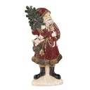 Décoration de Noël père Noël Rouge 9x4x23 cm