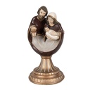 Statue Natalizie Figure del presepe di Natale Marrone Oro 10x10x20 cm