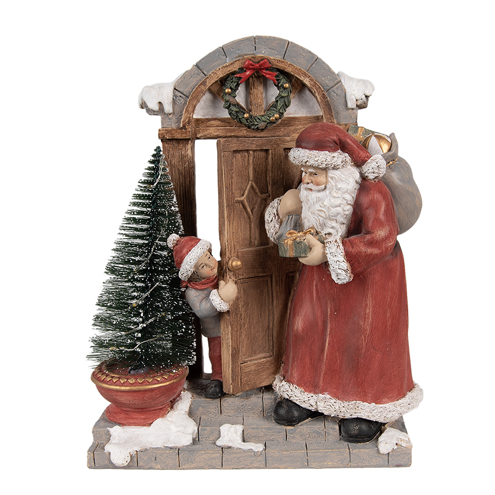 [6PR4945] Kerstman met LED 18x8x22 cm