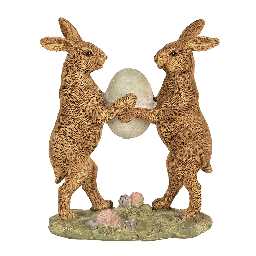 [6PR5008] Decoratie konijnen 11x5x13 cm