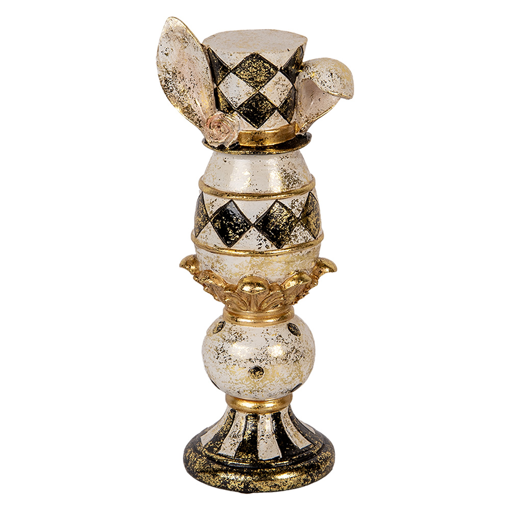 [6PR5091] Decoratie konijn 12x10x28 cm