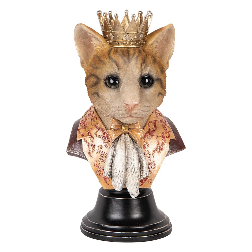 [6PR5107] Decoratie buste kat 20x19x37 cm