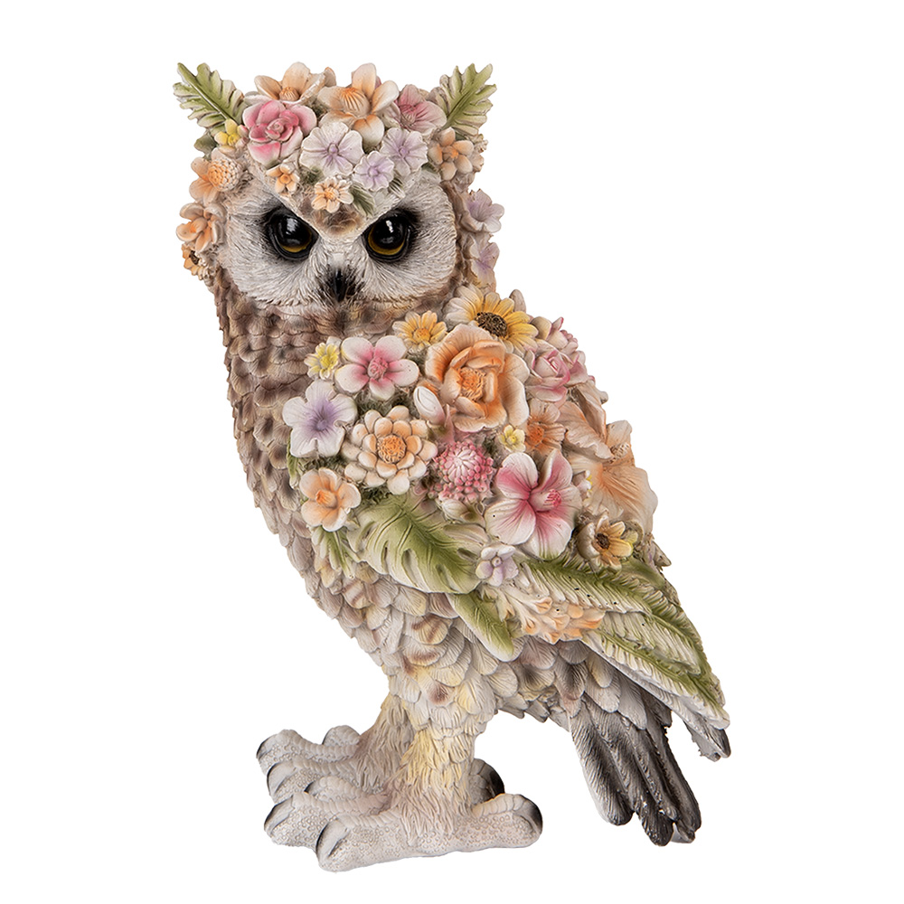 [6PR5112] Decoratie uil 21x18x31 cm