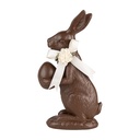 Decoratie Hase met ei 11x5x20 cm