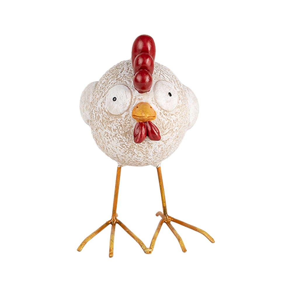 [6PR5251] Decoratie kip 14x9x15 cm