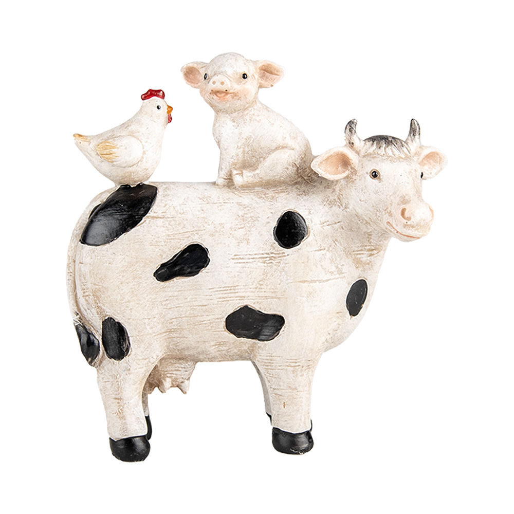[6PR5273] Decoratie koe 12x5x13 cm
