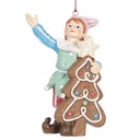 Decoration pendant elf Green Brown 8x4x11 cm