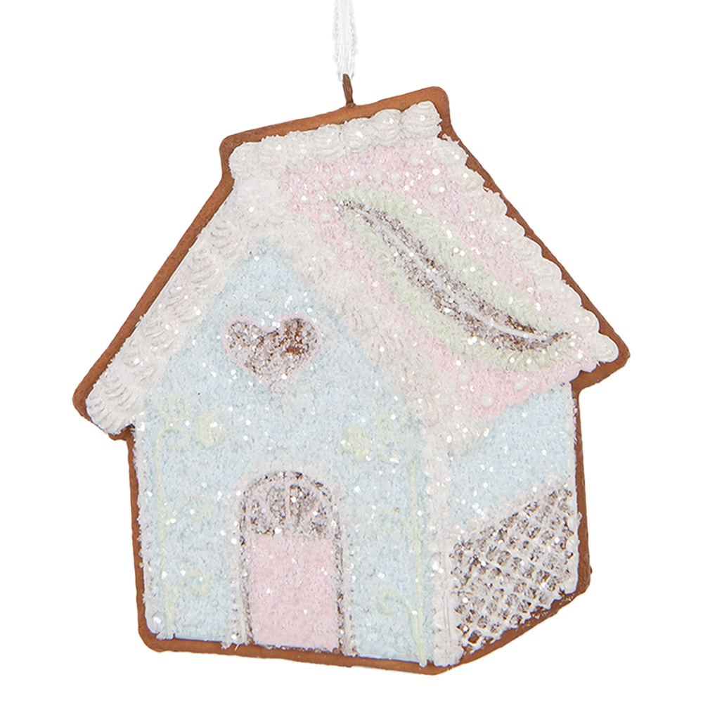 Decoratie hanger huisje 9x1x10 cm