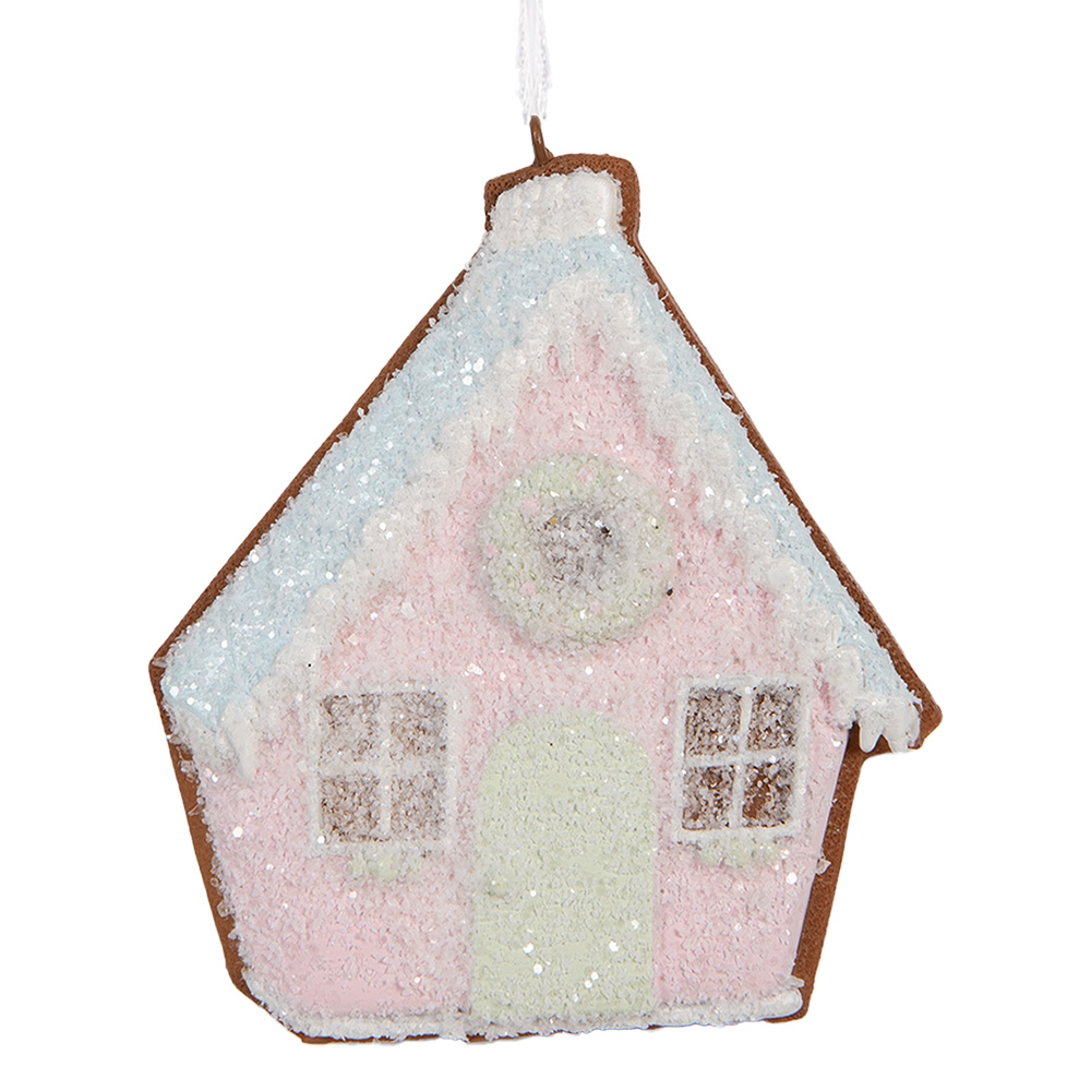 Decoratie hanger huisje 9x1x10 cm
