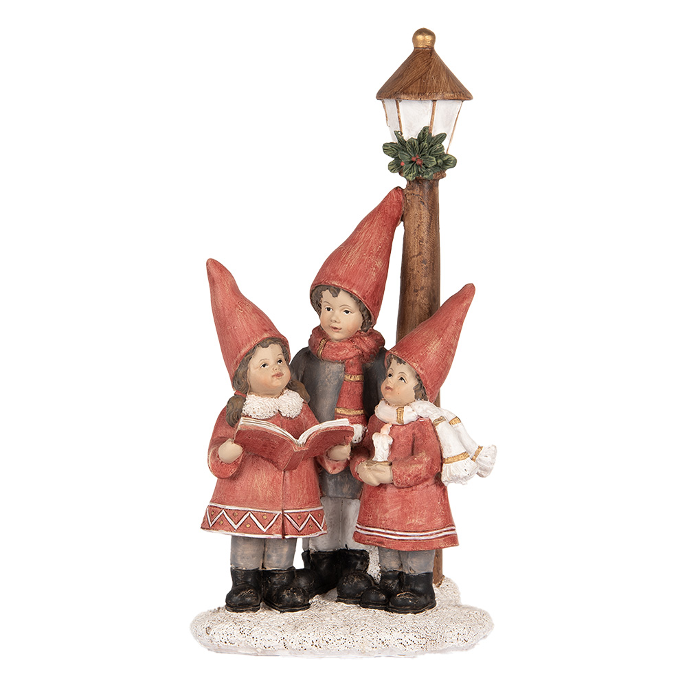 [6PR5374] Coro di Natale Rosso 11x8x21 cm