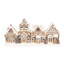 Decoration of houses Brown White 25x6x13 cm