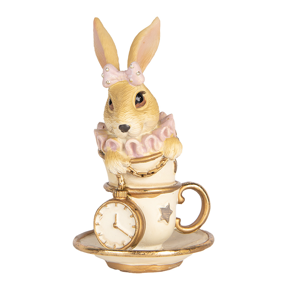 Decoratie konijn 8x8x14 cm