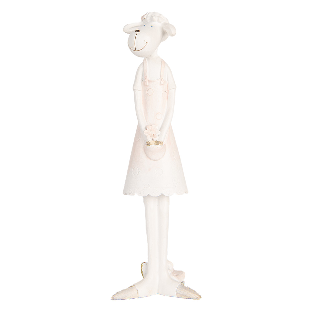 Decoratie Schaap 6x4x17 cm